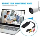 Vhs To Digital Converter Usb 2 0  Rca To Usb Video Capture Card For Vcr dvd