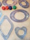 Lot Of Creative Memories Cutting System Templates   Blades With Zipper Case
