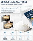 Waterproof Sealant 17 6oz Clear Tufinein Transparent Coating Water-based Agent