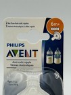 Philips Avent Anti Colic Baby Bottle Nipples 6m  Fast Flow Bpa Free 2 Pack New