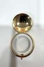 Vintage Cloisonn   Enamel Pill Box Round Floral Trinket Case Made In Thailand