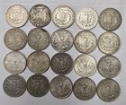 20 Morgan Silver Dollars - 20 Coin Lot roll - Skumd10