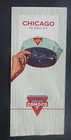 1963  Chicago  Road  Map Conoco Oil Gas Windy City  Route 66 Downtown Streets