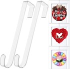 Non-scratch 12   Over Door Wreath Hangers - Securely Display Your Favorite Decor