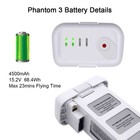 Intelligent Flight Battery For Dji Phantom 3 Standard  Phantom 3 Professional   