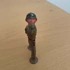 Vintage Barclay Manoil Buglar Soldier Pod Foot Cast Metal Toy