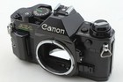  near Mint W strap  Canon Ae-1 Program Black Body 35mm Film Camera From Japan