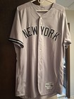 2018 New York Yankees Adeiny Hechavarria  29 Game Used Gray Road Jersey Size 44