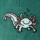 Life Is Good  Kids Quirky Axolotl Chill Cap  Spruce Green