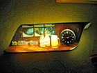 Vintage 1979 Miller Beer Lighted Clock Sign It s Miller Time Bar Display  Works