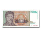 Yugoslavia 5 000 000 Dinara Banknote  1993  P-132  Vf-xf X 1 Pc         