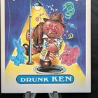1985 Topps Garbage Pail Kids Series 1  9b Drunk Ken Glossy Gpk Sticker Card