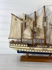 Vintage 22  Wooden 3-masted Clipper Tall Ship Model Sailing Boat