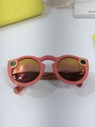 Snapchat Spectacles 1st Gen Camera Sunglasses - Coral W  Charging Case   Cable