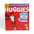 Huggies Little Movers Plus Disposable Baby Diapers  size 4  180 Count