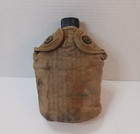 Wwii Us Army Canteen 1943   1944 Ww2 Canteen Cup Web Belt Original Cover Undated