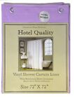 Heavy Weight Hotel Quality 8-gauge Vinyl  Shower Liner  72  X 72  4 Colors