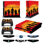 Skin Sticker Decals Wrap For Playstation 4 Ps4 Console   Controllers Vinyl Cover