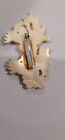 Antique Carved Mother Pearl Victorian Brooch