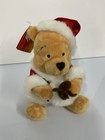 Disney Store Winnie The Pooh Plush Santa Pooh Soft Toy Plush New With Tag