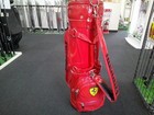 Ferrari Golf Caddy Bag Used Free Shipping