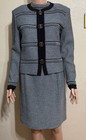 St  John Collection 3 Piece Tweed Ensemble Blazer Size 8  Skirt Size 6  Top Sz S