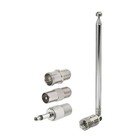 F Type Telescopic Aerial Antenna 75 Ohm With Tv   3 5 Adapter Bose Wave Radio Fm