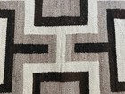 Large Antique Navajo Rug  Storm Pattern  1910-20  68  X 110  Lazy Lines