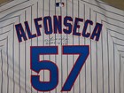 Game Used Autograph Jersey Chicago Cubs Antonio Alfonseca  57 Size 52 Worn Mlb