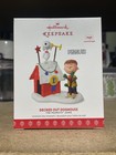 2017 Hallmark Peanuts Gang Decked Out Doghouse Ornament - Snoopy   Charlie Brown