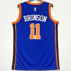 Jalen Brunson  11 New York Knicks Stitched Basketball Jersey Blue S-2xl