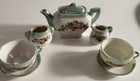 Vintage Child   s Tea Set Lusterware Made In Japan Iridescent 8 Pc Hand Painted