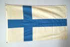 Vtg Mid-century Annin Defiance Large Finland Flag 100  Cotton Textile Art 3x5 