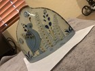 Ken Edwards-tonala El Palomar Mexican Hand Painted Pillow Vase Birds   Flowers 