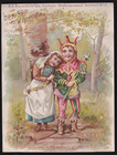 Dr kings New Discovery Love Lost  Cough Cure Pills  Shakespeare Trade Card  C412