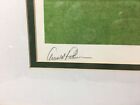 Arnold Palmer Signed 22x32 Print 13th Hole At Augusta Framed Jsa Loa Masters