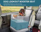 Small Dog Car Seat  Pet Travel Car Booster Seat With Safety Belt  Washable Doubl