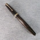 Vintage Parker Vacumatic Fountain Pen Golden Pearl Finish Striped 1940s