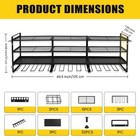 Xxxl Power Tool Organizer Wall Mount extended Heavy Duty 12drill Holder 4 Layer