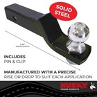 Husky Towing 31366 2  Receiver Trailer Hitch Ball Mount