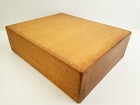 Vtg Antique Two Drawer Oak Library Card Catalog Index File Cabinet Wood Box