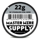 Stainless Steel 316l - 50ft - 22 Gauge Wire 22g - 0 65mm - 0 025in - Master Wire