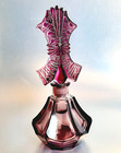 Bottle For Perfume Art Deco Czech Purple Glass Bottle For Arome Oils Czech Vial