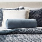 8 x22  Luxe Round Velvet Bolster Decorative Pillow - Threshold  Indoor