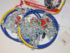 1555-s Les Schwab Quick Fit Diamond Pattern Tire Chains  1 Pair - Never Used