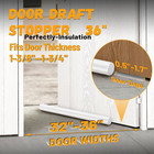 Under Door Draft Stopper Cold Air Blocker - Large Doors Seal Gap Bottom Of Doors