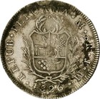 Peru 8 Reales 1828 Jm 8r Silver Coin - Lima Mint - D28