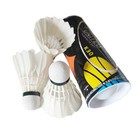 White Training Badminton Shuttlecock 3pcs Professional Duck Feather Badminton 