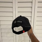 Mercedes Amg Petronas Formula One Team F1 Racing Hat Cap Snapback Black Logo