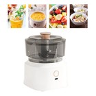 Electric Meat Chopper Safe Stainless Steel Blades Food Grinder Machine White
